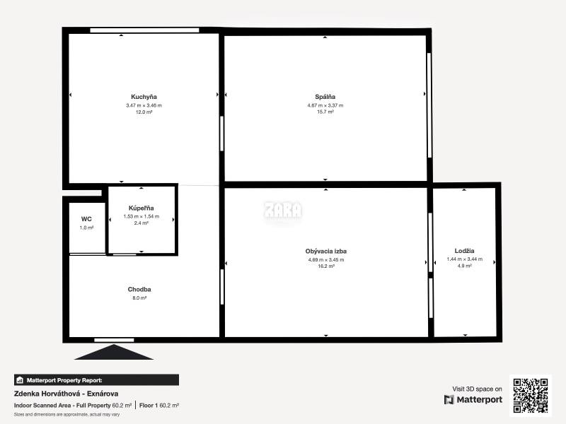 FURČA- EXNÁROVÁ veľmi pekný zrekonštruovaný 2 izbový byt 58 m2, loggia