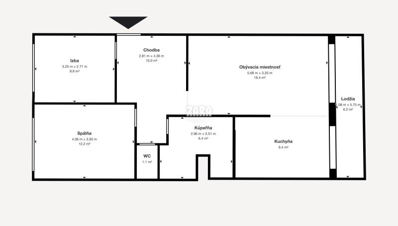 MAUREROVA - KRÁSNY 3 izb. byt 72 m2, loggia. KOMPLETNÁ REKONŠTRUKCIA