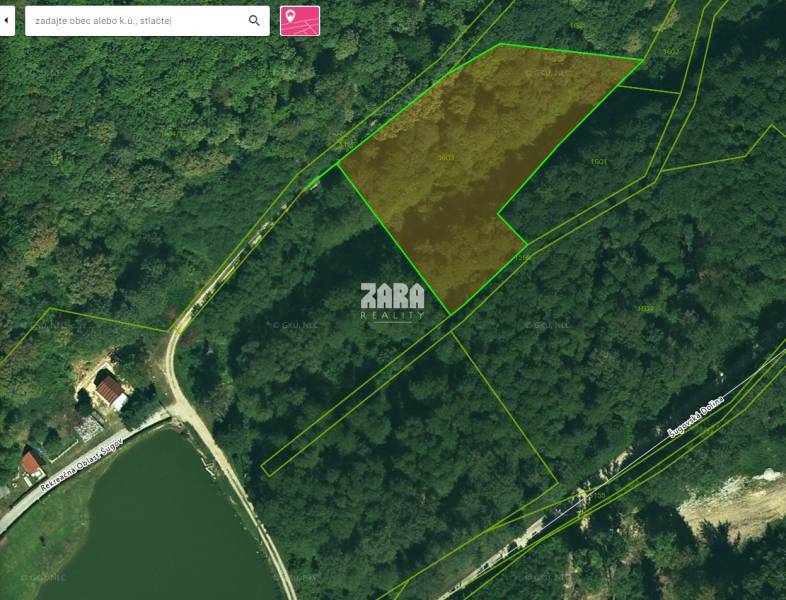 ŠUGOV-ŠUGOVSKÁ DOLINA, INVESTIČNÝ veľkorysý pozemok 3716 m2. 