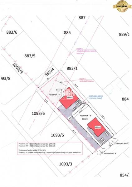 Svinica stavebný  pozemok  