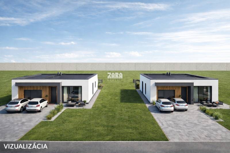 Nováčany - VIZUALIZÁCIA. Pozemok vhodný na výstavbu aj pre 2 rodinné domy