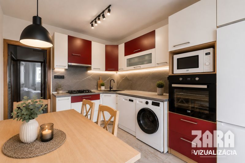 KVP - Čordáková, priestranný 70 m2 + loggia, po rekonštrukcii. 2/8 p.