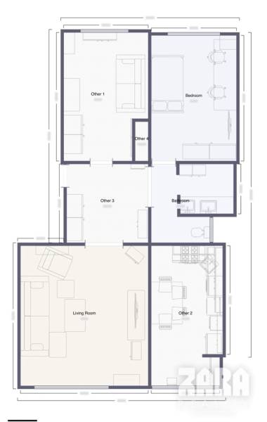 KVP:Čordáková pekný, priestranný 3 i. byt, 72 m2, loggia.REKONŠTRUKCIA