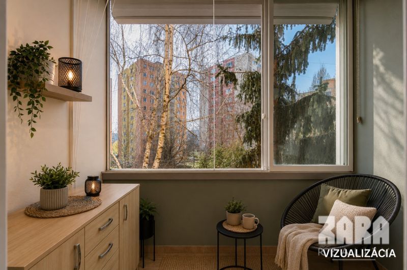 KVP - Čordáková, priestranný 70 m2 + loggia, po rekonštrukcii. 2/8 p.