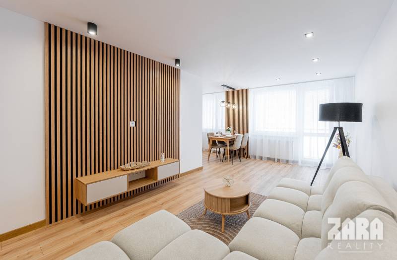 BUZULUCKÁ - NADČASOVÁ NOVINKA, 3.izb. byt 70 m2 + loggia so ZARIADENÍM