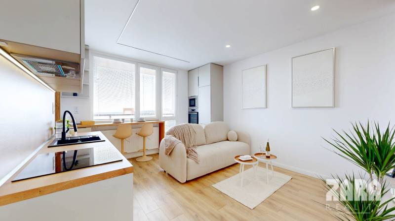 KVP - HEMERKOVA, MODERNÝ, ZARIADENÝ ŠTÝLOVÝ 1,5 izb. byt + loggia.