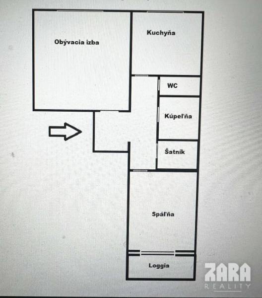 SOFIJSKÁ -  Pekný 2 izbový byt, 52m² + LOGGIA, 7/8 posch.