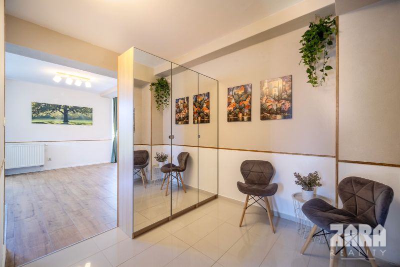 SEVER - 3 izb. TEHLOVÝ BYT 76 m²  + 12 m² BALKÓN. Možnosť kúpy garáže.