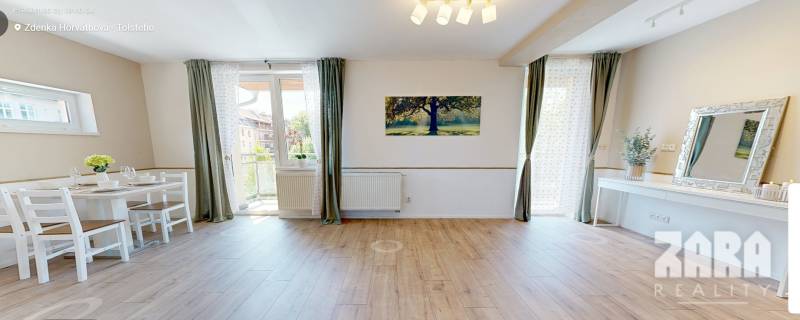 SEVER - 3 izb. TEHLOVÝ BYT 76 m²  + 12 m² BALKÓN. Možnosť kúpy garáže.