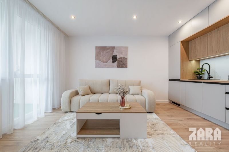 KVP - Titogradska. NOVINKA: Moderný 1,5 izbový byt 36 m2 + loggia. KR