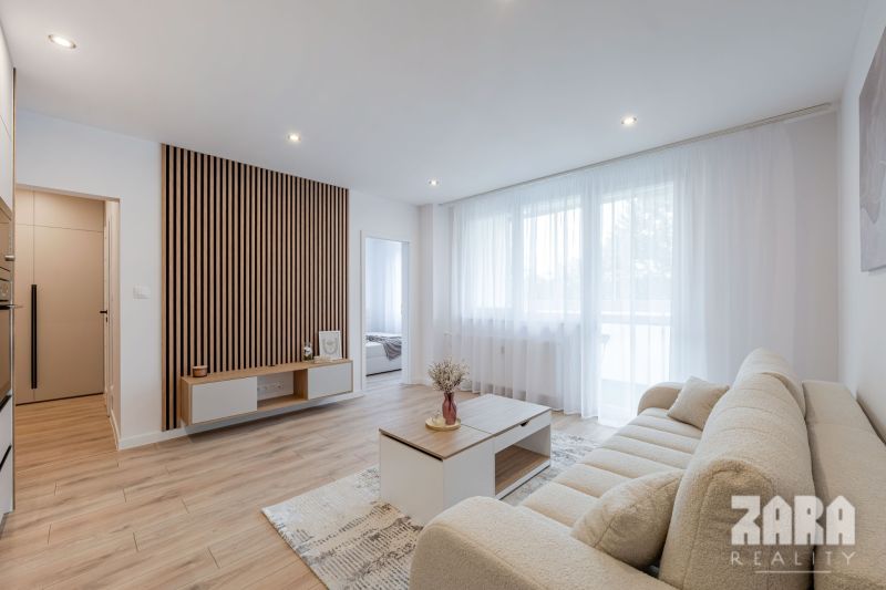 KVP - Titogradska. NOVINKA: Moderný 1,5 izbový byt 36 m2 + loggia. KR
