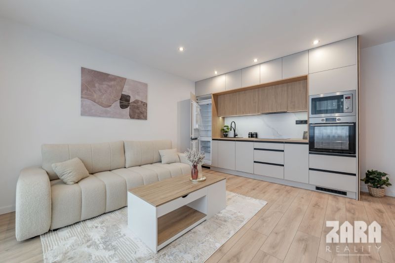 KVP - Titogradska. NOVINKA: Moderný 1,5 izbový byt 36 m2 + loggia. KR