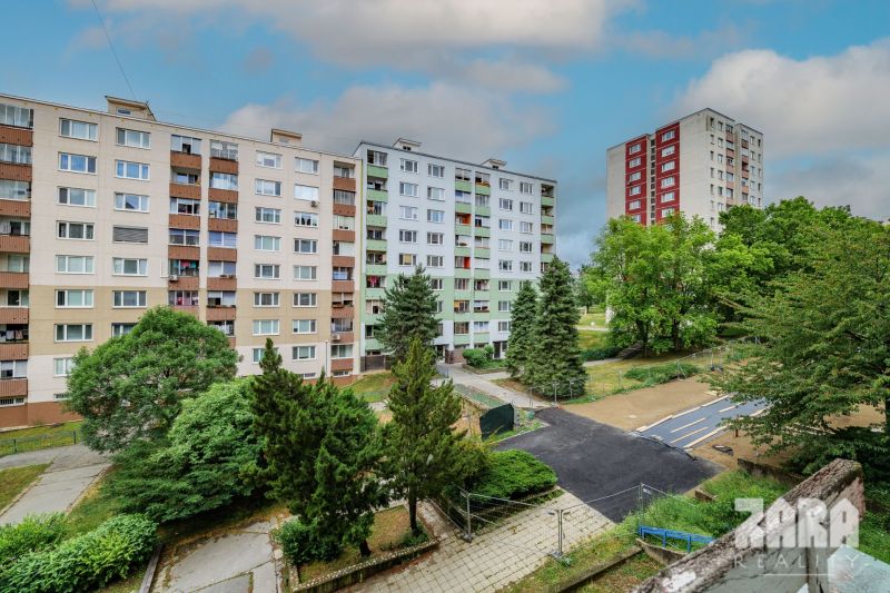 výhľad z balkóna