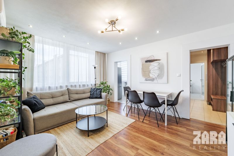 Terasa - Štýlový 3 izb. byt ul. Gudernova, 57 m2, loggia. ZARIADENÝ.KR