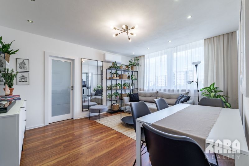 Terasa - Štýlový 3 izb. byt ul. Gudernova, 57 m2, loggia. ZARIADENÝ.KR